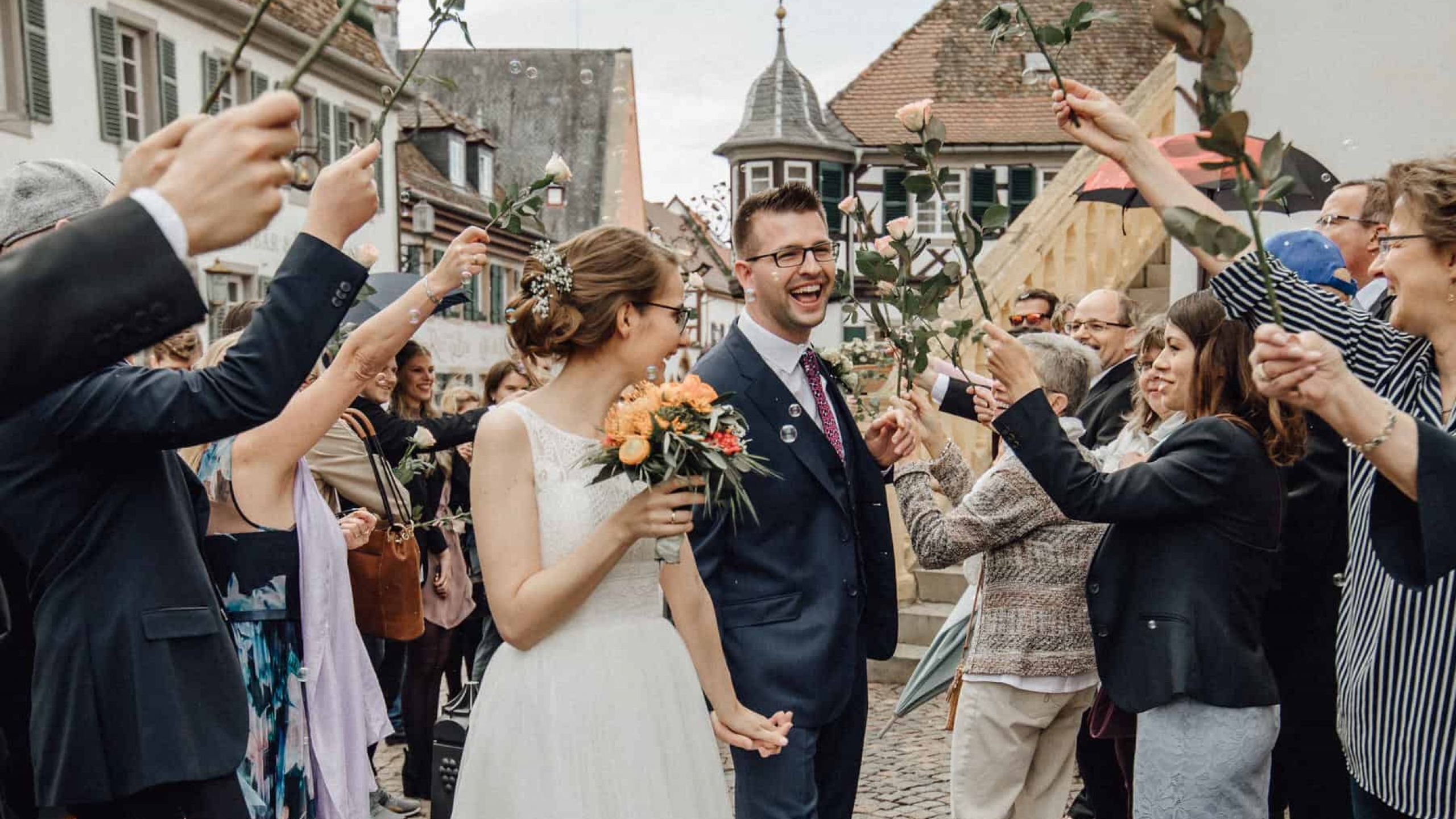 Hochzeitsfotograf im Saarland und der Pfalz - Hochzeit mit Brautpaarshooting in Deidesheim